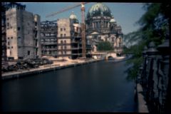 Ruine des Palstes der Republik Berlin Mitte DDR Diese Aufnahme wurde mit einer 6x9 Lochkamera erstellt